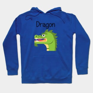 Fiery Green Dragon Hoodie